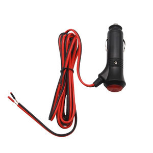 Car Cigarette Lighter Power Adapter 12V 24V Auto Charger Socket Plug 1m/2m/3m Universal Connector with Switch <strong>Cable</strong> - Product Image 3