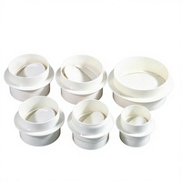 Clapet anti-retour en ABS de haute qualité pour ventilation, sortie de conduit d'extraction de hotte de cuisine, anti-odeur, léger