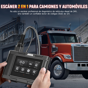 Herramienta de Diagnóstico para Camiones Pesados ANCEL HD3200 PRO, Lector de Códigos Diésel con Pantalla Táctil de 5 Pulgadas, Servicio de Regeneración DPF y Reinicio - Product Image 2