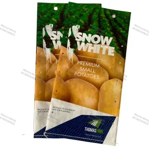 Factory Wholesale Vegetables Package Sack Side Gusset Wall BOPP Laminated Polypropylene Woven Bag For Potato Onion Radish Garlic