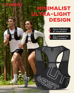 UTOBEST Gilet d'hydratation court et respirant pour adulte avec ceinture réglable Distributeurs de recrues en nylon - Product Image 5