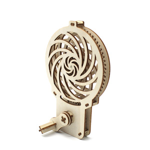 Kit de discos de engranajes con ilusión óptica 3D de madera, ensamblaje manual, juguete educativo STEM para niños de 7 a 9 años, formas geométricas, ciencia - Product Image 3
