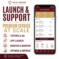 Desarrollo de Aplicaciones de Servicio de Valet Parking Personalizado para iOS y Android con Reserva de Valet, Entrega de Vehículos y Estado en Vivo - LionCreate