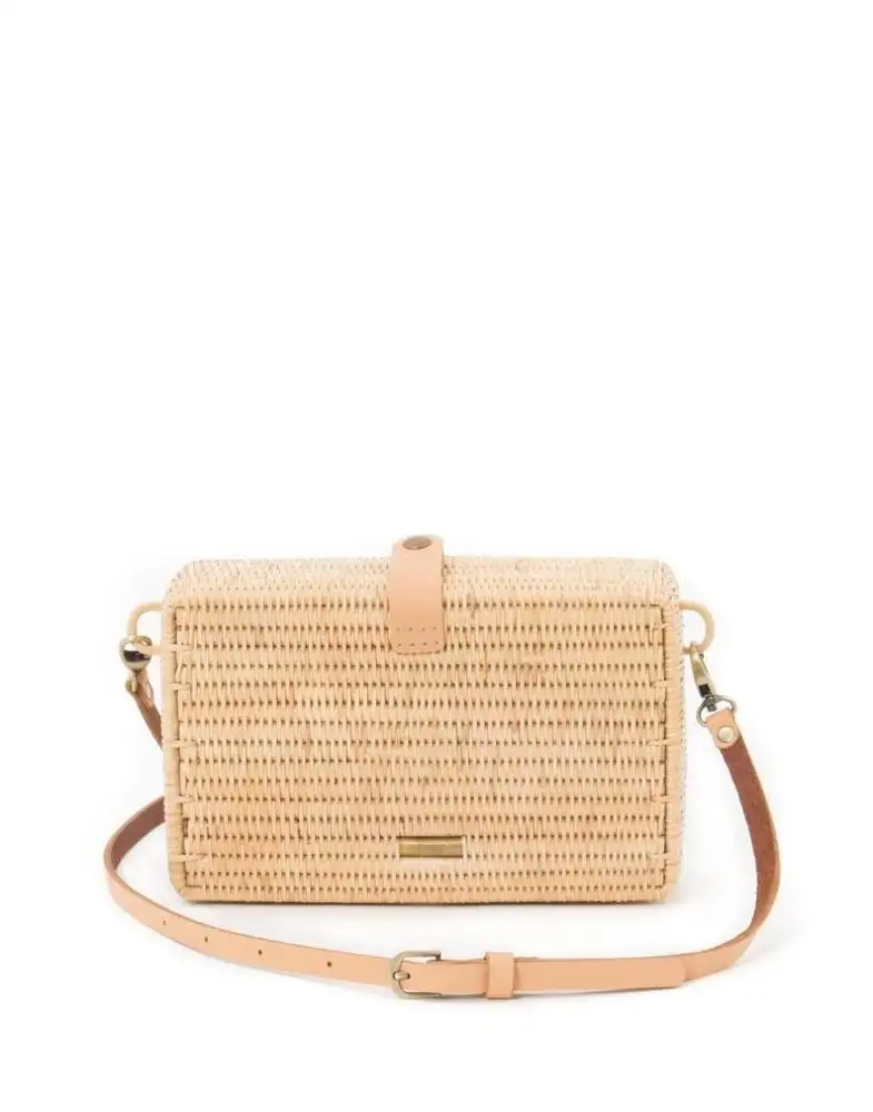 Dinamica di Design In Rattan Crossbody Bag per Le Donne Fasion Made In Vietnam