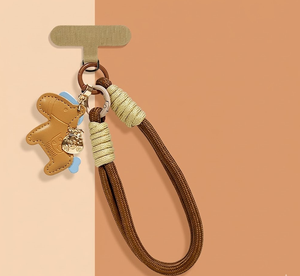 Cordon court tressé à la main en polyester avec crochet, motif poupée cheval, pour DIY, étui de téléphone portable, sac à dos et dragonne de poignet - Product Image 3