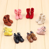 Chaussures de poupée Blythe de marque SQ, faites à la main, OB22/OB24, couleur unie, boucle plate, matériau PVC, accessoires de poupée à l'échelle 1:6