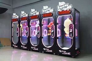 Macchina da Gioco a Monete Stop Time Lucky Cutting, Sfida di 10 Secondi, Gioco di Abilità con Premi, Grande Distributore Automatico di Giocattoli per Interni - Product Image 5