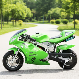 Mini moto de poche 49cc 2 temps refroidie par <span class=keywords><strong>air</strong></span> avec phares LED avant, vitesse maximale de 40-60 km/h - Product Image 4