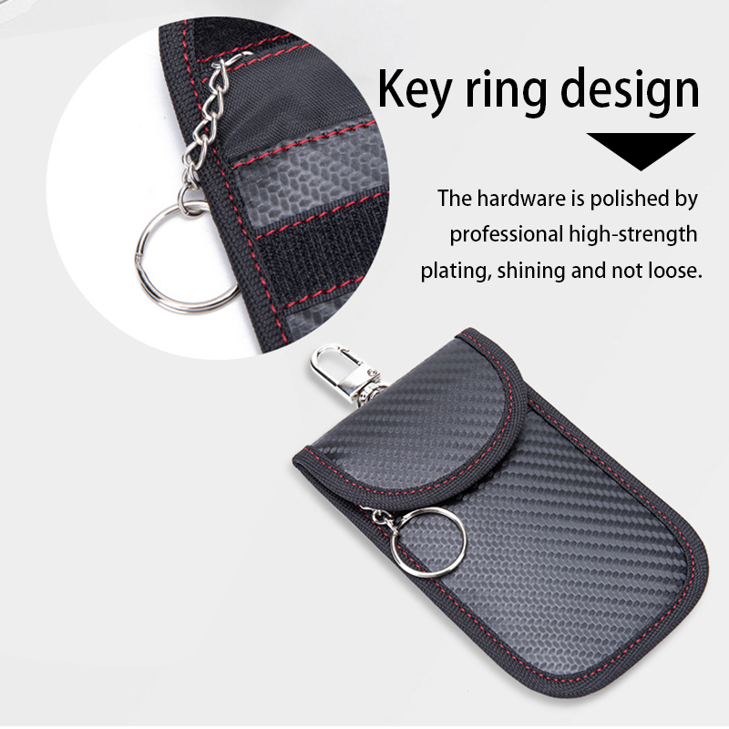Rivemon 2-Pack Faraday Key Fob Protector Bags - RFID Signal Blocking Pouch For Car Keys (3.5x5.5 In) - View #9
