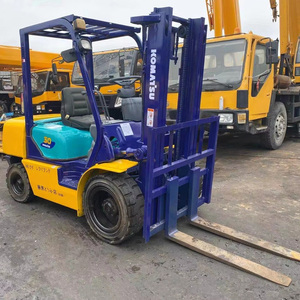 Secondhand Mini Diesel Forklift Komatsu FD30 3 Ton Raise 6m Two Stage Mast <b>Used</b> Original Forklift Truck Sale - Product Image 1