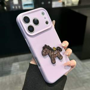 Étui en silicone TPU personnalisé pour <span class=keywords><strong>iPhone</strong></span> 15 14 Pro Max avec logo en relief, protection de l'appareil photo, <span class=keywords><strong>coque</strong></span> de téléphone portable souple - Product Image 2