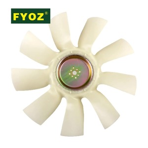 พัดลมระบายความร้อน 65066015070 สำหรับเครื่องยนต์โคมัตสึ ดูซาน แดวู DL06 รถขุด DX190W DX225LC Solar 210W-V อะไหล่ทดแทน - Product Image 1