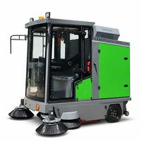 Balayeuse routière électrique autoportée LM-W2000 48V 4000W, autonomie de 79 pouces, pulvérisation d'eau, usage municipal