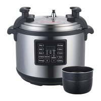 Autocuiseur Électrique Numérique Professionnel 29L pour Cuisine Commerciale, Marmite Multifonctionnelle 30L pour Cuisson de Bœuf Braisé et Côtes de Bœuf