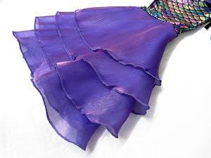Costume da <span class=keywords><strong>Sirena</strong></span> Viola Scuro per Halloween, Abito Lungo da Donna per Cosplay, Costume da <span class=keywords><strong>Sirena</strong></span> per Feste per Adulti - Product Image 5