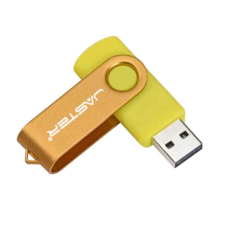 JASTER Giratória Personalizada 1GB 2GB 4GB 8GB 16GB 32GB 64GB 128GB Memoria USB Stick Memory Disk Pendrive USB Flash Drive