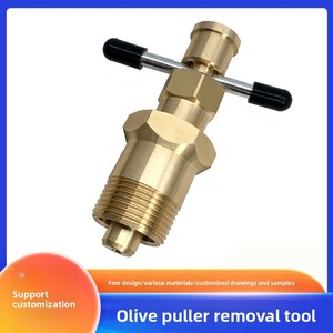 Outil de démontage de raccords <span class=keywords><strong>olive</strong></span> 15 mm et 22 mm, connexion femelle, tête hexagonale, raccords de tuyauterie en laiton massif - Product Image 2