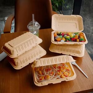 Contenants Bento jetables noirs en gros, boîtes de livraison de repas à emporter en PP/MFPP, 1 à 3 compartiments, compatibles micro-ondes - Product Image 3