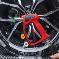 Nouveau pistolet de lavage haute pression 2026 avec buse en silicone intégrée 4500 PSI, pistolet pulvérisateur haute pression pour lavage de voiture, pistolet à eau à jet