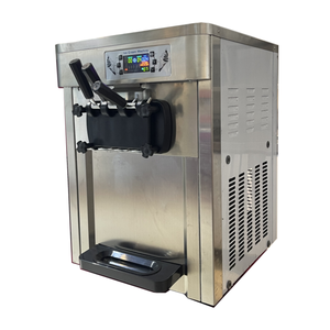 Nouvelle mini <span class=keywords><strong>machine</strong></span> à crème glacée molle commerciale en acier inoxydable à trois saveurs avec petit fabricant de crème glacée au yaourt et aux fruits - Product Image 1