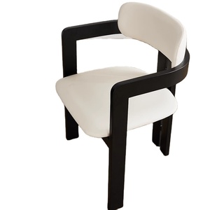 Chaise de salle <span class=keywords><strong>à</strong></span> manger moderne en cuir de style nordique avec accoudoirs pour restaurant et salon, meuble d'appoint, ensembles de <span class=keywords><strong>chambre</strong></span> d'hôtel L080 - Product Image 2