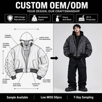 Blouson à capuche zippé en similicuir vegan pour homme, style streetwear, coupe courte, double couche, oversize, luxe, hiver