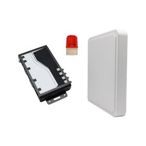 Système antivol de détail pour inventaire de marchandises UHF 860-960 MHz EAS, système RFID ABS blanc carré, 1 unité principale, 1 antenne, portée de détection 3-5m - Product Image 1