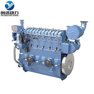 CW6200 WEICHAI potencia de 6 cilindros de 4 tiempos de alta velocidad china de pesca barco marina del motor diesel - Product Image 2