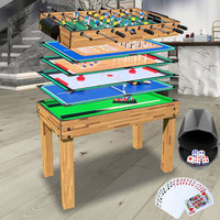 Équipement de sport d'intérieur 4 en 1 jeu de billard Table de tennis Table de football Air Hockey Vente chaude