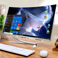 Ordinateur tout-en-un AIO, PC tout-en-un, écran LCD tout-en-un, panneau LED, écran incurvé, I3 I5 I7 I9, SSD 512 Go, 16 Go DDR4, ordinateur tout-en-un