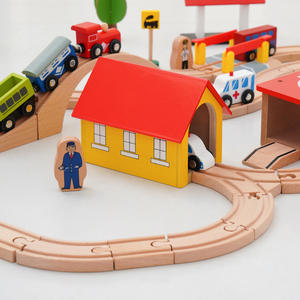 Juego <span class=keywords><strong>de</strong></span> Tren <span class=keywords><strong>de</strong></span> Madera <span class=keywords><strong>Thomas</strong></span> <span class=keywords><strong>de</strong></span> 69 Piezas al por Mayor, Escena <span class=keywords><strong>de</strong></span> Haya, Escala 1:5, <span class=keywords><strong>Juguete</strong></span> - Product Image 2