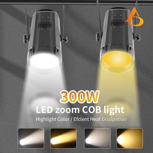AICPOSE Professional Manufacturer Wholesale Price 300w Cob Par Stage <b>Light</b> Cool Warm White <b>LED</b> Cob Par <b>Light</b> - Product Image 3