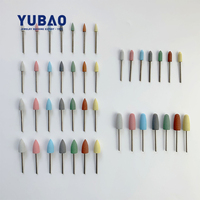 Polisseur en silicone pour bijoux et prothèses dentaires, accessoire pour fraiseuse à ongles de laboratoire et pièce à main de machine de meulage