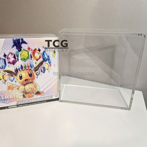 TCG สามารถปรับแต่งโลโก้โปเกมอนสีแดงเข้มสีม่วงปริซึมบัตรวิวัฒนาการยอดโค้ชกล่องกลาง ETB เคสป้องกันอะคริลิค - Product Image 3