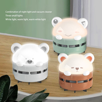 Agent de dropshipping, mini aspirateur jouet rechargeable, lumière nocturne, collecteur de poussière USB, pour enfants