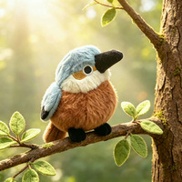 Gantungan Kunci Burung Boneka Plush 10cm Ukuran Sempurna Langsung dari Pabrik Mainan Murah Boneka Plush Gantungan Kunci Produsen Mainan Plush