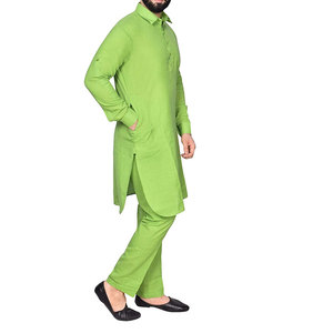Shalwar Kameez pour hommes, best-seller, couleurs tendance, vêtements traditionnels pakistanais cousus, ensembles Shalwar Kameez, prix de gros - Product Image 2