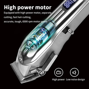 Tagliacapelli Elettrico Professionale Senza Fili per Uomo, Ricaricabile USB, Lama in Acciaio Inox, Display LCD, Regolabile, OEM/ODM - Product Image 2