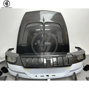 Kits de carrosserie de conversion automobile MSY Style en fibre de carbone sélective pour Bentley Bentayga 2020 et modèles ultérieurs : Jupes latérales, Pare-chocs, Capot, Spoiler, Calandre - Product Image 2