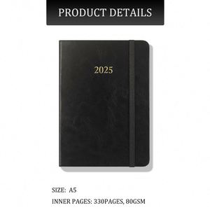 Agenda Académica MY MOON PIE Personalizada con Tapa Dura de Cuero PU, A5, 120 Hojas, Enero-Diciembre 2025, para Oficina, Hogar y Escuela - Product Image 4