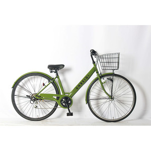 Vélo urbain vintage pour femmes, fourche en acier de <span class=keywords><strong>27</strong></span> <span class=keywords><strong>pouces</strong></span>, 6 vitesses, vélo de ville rétro classique, freins à disque, cadre rigide pour adultes - Product Image 3