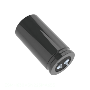 Condensador de Canal de Fabricante 22000 uF CAP ALUM 22000UF 20% 63V SNAP TH de Orificio Pasante ESMH630VSN223MA65S - Product Image 1