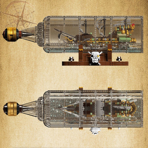 แม่พิมพ์คิง10067บล็อกก่อสร้างที่ออกแบบใหม่สำหรับการแก้แค้นของเด็กๆในขวดของเล่นเพื่อการศึกษา - Product Image 3