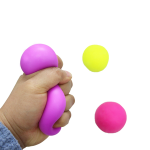 Оптовые эластичные мячи-антистресс: мягкий тесто для растяжки, игрушка для снятия тревоги, разные формы, с возможностью нанесения логотипа - Product Image 1