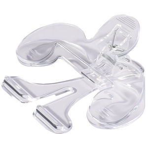 透明プラスチック製ブッククリップノートカバーポータブル再使用可能反回転固定読書本クロスボーダー家庭雑貨 - Product Image 1