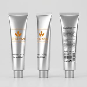 Crème colorante capillaire à base de plantes brun châtain 100ml Tube Sans ammoniaque à base de plantes Qualité professionnelle permanente OEM ODM Usine - Product Image 6