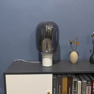 Thời trang phong cách khách sạn cạnh giường ngủ ánh sáng nhà E27 bàn đèn giá thấp bảng đèn Bắc Âu Glass Ball Reading chiếu sáng - Product Image 1