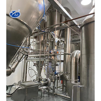 Machine de séchage par pulvérisation de poudre détersive continue automatique approuvée par CE pour le traitement de produits chimiques alimentaires