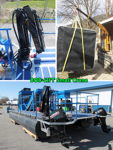 Boblift עגורן 0.8t קיבולת הידראולי בום שליטה מרחוק מיני מנוף 12 אספקת חשמל - Product Image 2
