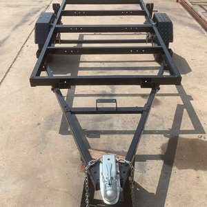 Remorque pliante pour <span class=keywords><strong>voiture</strong></span>, petite, en acier, capacité 550 kg, expédiée en 7 jours, en stock - Product Image 3
